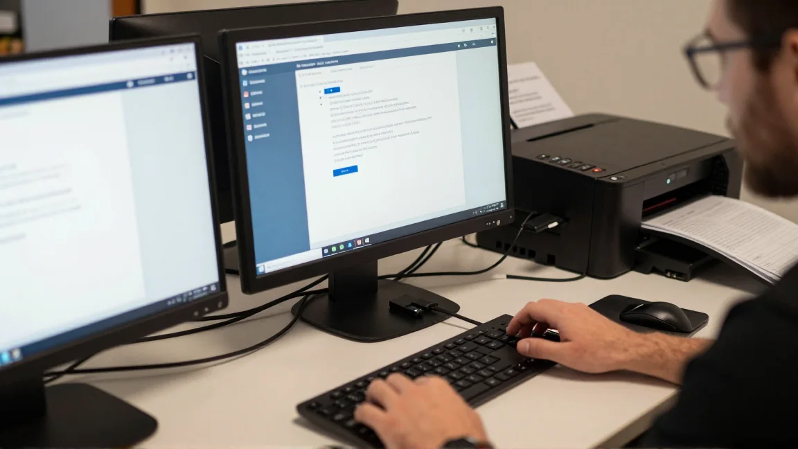 Windows nie widzi drukarki – najprostsza kolejność sprawdzania